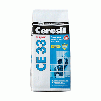 Затирка Ceresit CE 33 Super темно-коричневый 2 кг